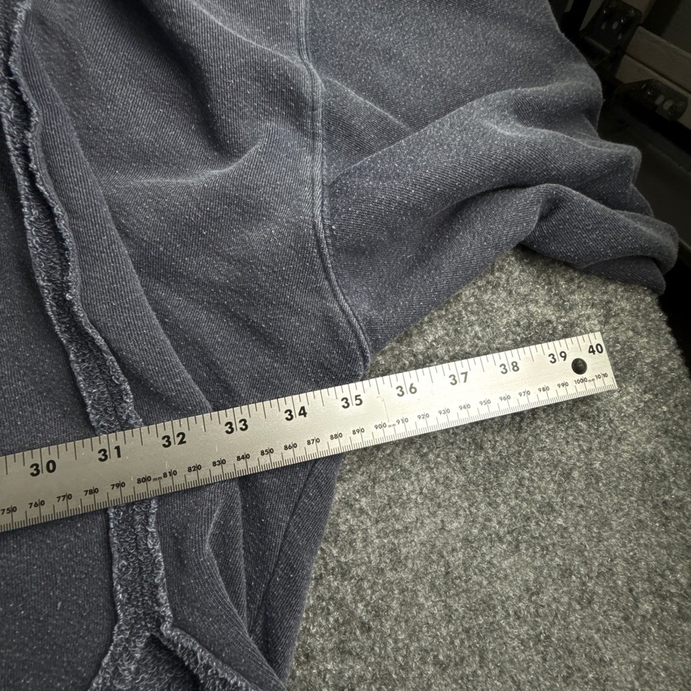 We The Free Free People Oversized 13 Graphic Sweatshirt Charcoal Grey Large - Picture 6 of 7